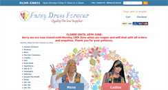 Desktop Screenshot of fancy-dress-forever.co.uk